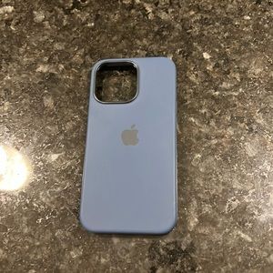iPhone 13pro Silicone Case with MagSafe-Abyss Blue